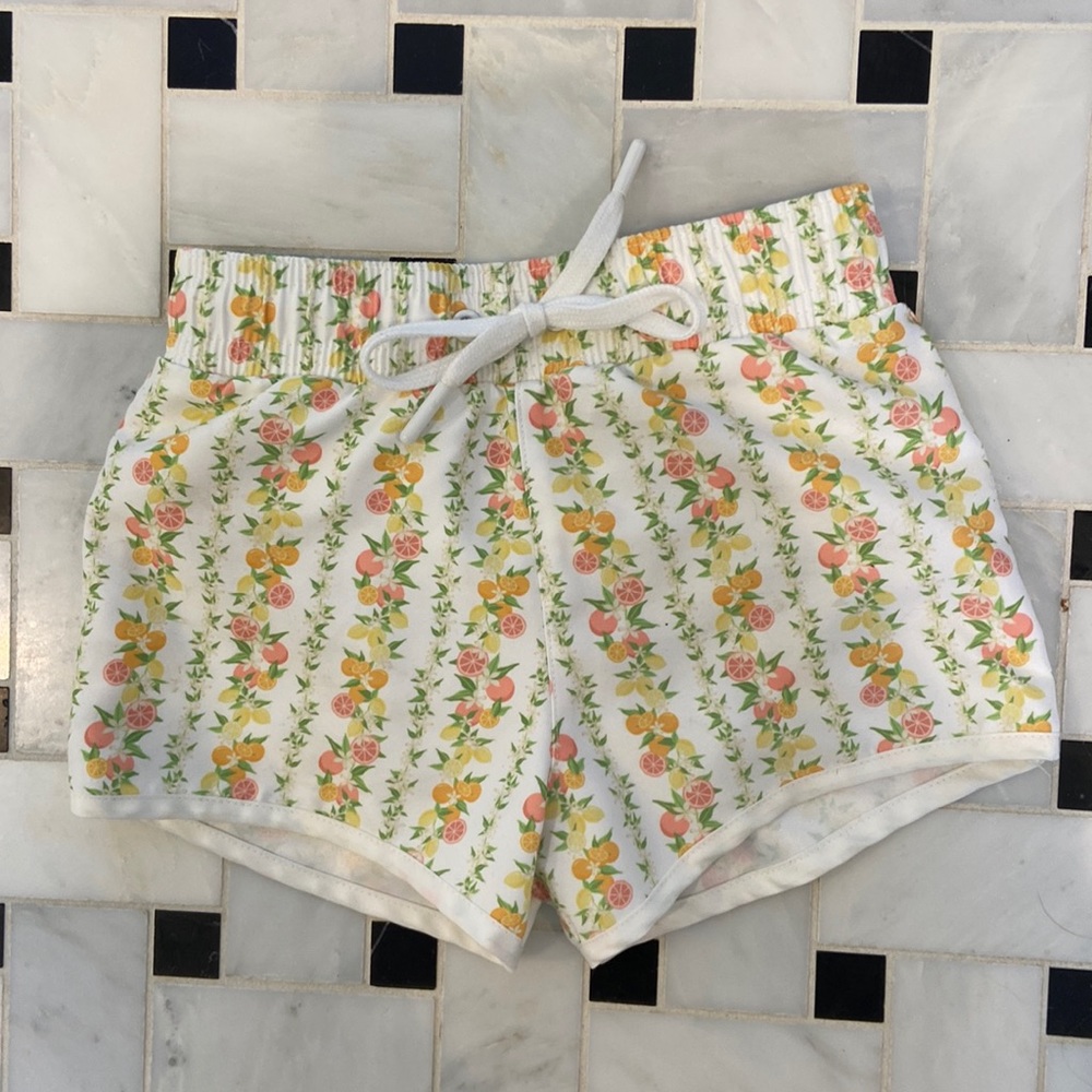 Minnow citrus print boardies